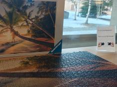Puzzlepausen in der Bibliothek