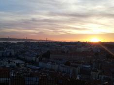 Sonnenuntergang am Miradouro da Senhora do Monte