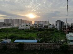Fensterblick aus dem Hostel