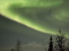 Die Polarlichter in Lappland, waren aber auch in Karlstad leicht zu sehen