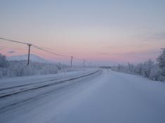 Straße nach Lappland