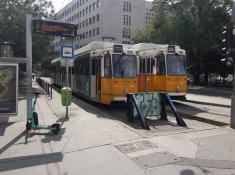 Eine der verschiedenen Tram, klassich, Buddapest