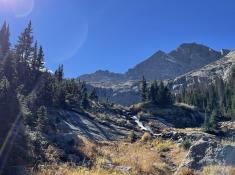 Wandern in den Rocky Mountains (Black Lake, CO)